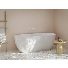   Ravak Freedom O Tec 170x77 cm-es szabadon álló kád fehér lefolyóval,matt fehér/fehér CD61800000