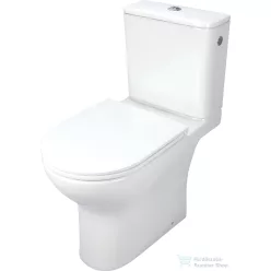   Deante JASMIN monoblokkos WC csésze,  perem nélküli, ülőkével CDJD6RPS