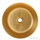 Invena KETO 42 cm-es pultra ültethető mosdó csaplyuk nélkül,fekete/arany CE-14-017-C