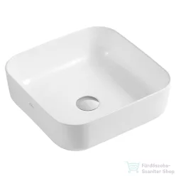   Invena REJA 39x39 cm-es pultra ültethető mosdó csaplyuk nélkül,fehér CE-15-001-C