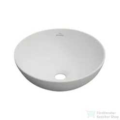   Invena DOKOS 39,5 cm-es pultra ültethető mosdó csaplyuk nélkül,matt fehér CE-19-001-C