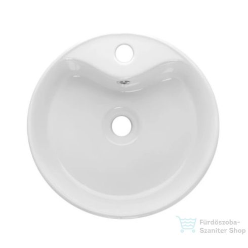 Invena RONDI 41 cm-es pultra ültethető mosdó,fehér CE-20-001-W