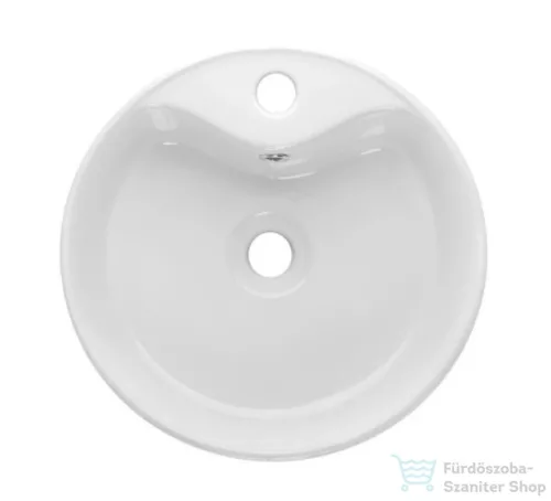 Invena RONDI 47 cm-es pultra ültethető mosdó,fehér CE-21-001-W