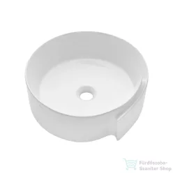   Invena HORA 43 cm-es pultra ültethető mosdó csaplyuk nélkül,fehér CE-23-001-W