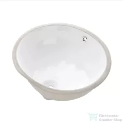  Invena PANDORA 49x40 cm-es alulról beépíthető mosdó,fehér CE-26-001-W