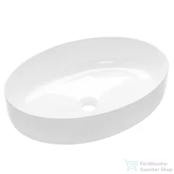   Invena ASTRI 55x41 cm-es pultra ültethető mosdó csaplyuk nélkül,fehér CE-30-001-W