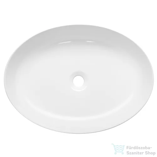 Invena ASTRI 55x41 cm-es pultra ültethető mosdó csaplyuk nélkül,fehér CE-30-001-W