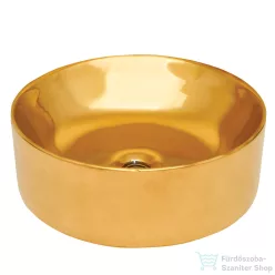   Invena KOS 41,5 cm-es pultra ültethető mosdó csaplyuk nélkül,arany CE-38-009-C