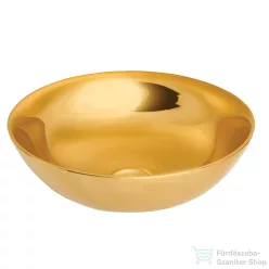   Invena TINOS 39,5 cm-es pultra ültethető mosdó csaplyuk nélkül,arany hatású CE-43-009-C