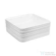   Invena AKTE 38x38 cm-es pultra ültethető mosdó,fehér CE-54-K01-C
