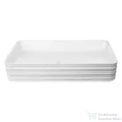 Invena AKTE 66x38 cm-es pultra ültethető mosdó,fehér CE-54-P01-C