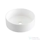 Invena LIMNOS 36 cm-es pultra ültethető mosdó csaplyuk nélkül,fehér CE-59-001-W