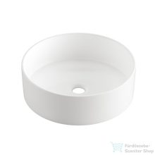   Invena LIMNOS 36 cm-es pultra ültethető mosdó csaplyuk nélkül,fehér CE-59-001-W