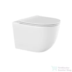   Invena TINOS perem nélküli fali WC ülőkével,fehér CE-91-001-W