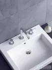 Duravit CIRCLE 3 üléses mosdó csaptelep click-clack leeresztővel, króm CE1060005010