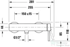 Duravit CIRCLE zuhany csaptelep, króm CE4230000010