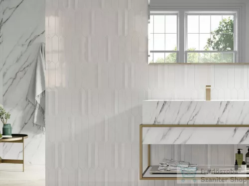 Cifre DIMSEY White Outside 6,5x33 cm fali csempe