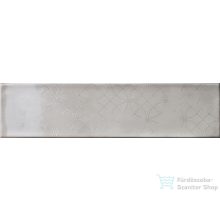 Cifre OMNIA White Decor 7,5x30 cm fali csempe