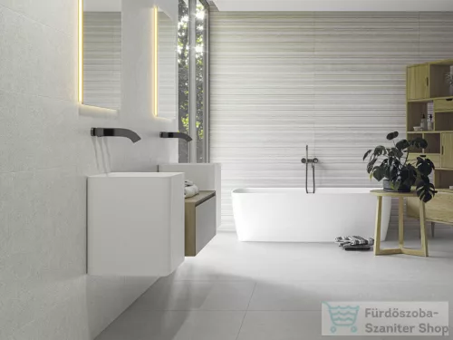 Cifre BORNEO White 30x75 cm fali csempe