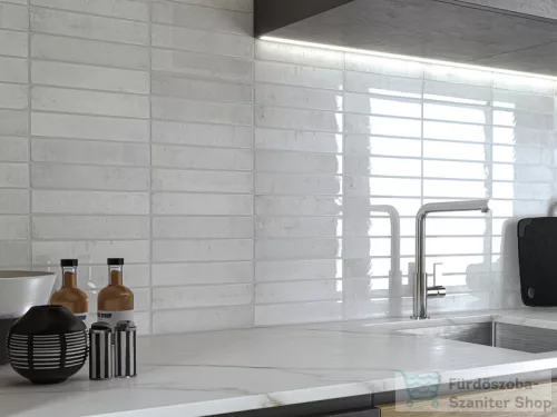 Cifre NAUTALIS White 5x25 cm-es fali csempe, CIF0625