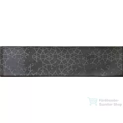 Cifre OMNIA Anthracite Decor 7,5x30 cm fali csempe