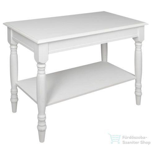 Sapho CIMBURA mosdótartó asztal, 100x50x75cm, antik fehér (CIM150)