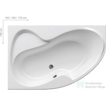 Ravak Rosa II 150 x 105 bal akrilkád (hófehér) CK21000000