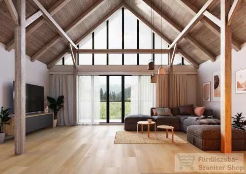 Afirmax Legnar-Acoustic Hartford Tölgy 122x22,9 SPC vízálló vinyl padlólap alátét szivaccsal CLEA 41822