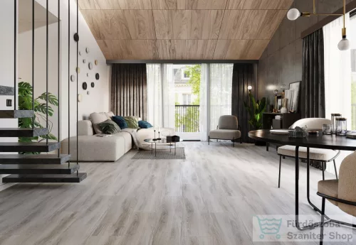 Afirmax Legnar-Acoustic Freemont Tölgy 122x22,9 SPC vízálló vinyl padlólap alátét szivaccsal CLEA 41882