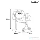 Leziter Mixer 140 betonkeverő 140 l CM-140