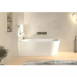   Niwell AVIORA L 150x75 cm falhoz illeszthető szabadon álló kád, balos, fehér COM-NW-KSZ-AVI-Lxxx