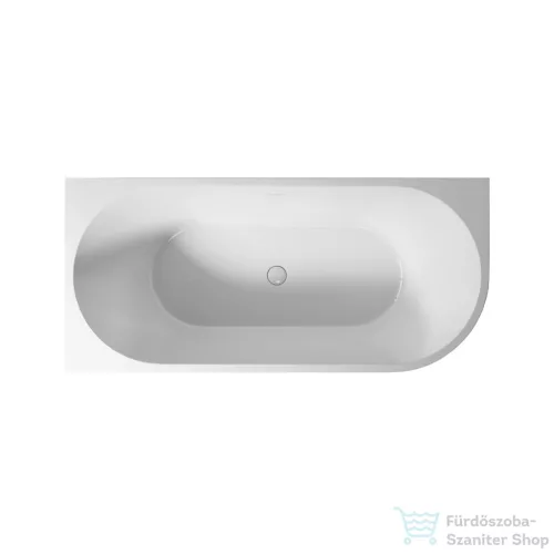 Niwell AVIORA L 150x75 cm falhoz illeszthető szabadon álló kád, balos, fehér COM-NW-KSZ-AVI-Lxxx
