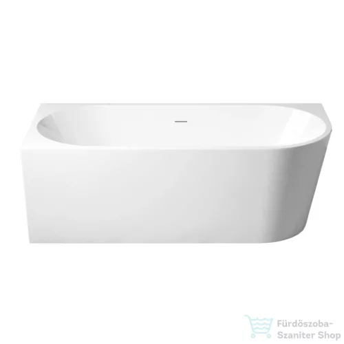 Niwell AVIORA L 150x75 cm falhoz illeszthető szabadon álló kád, balos, fehér COM-NW-KSZ-AVI-Lxxx