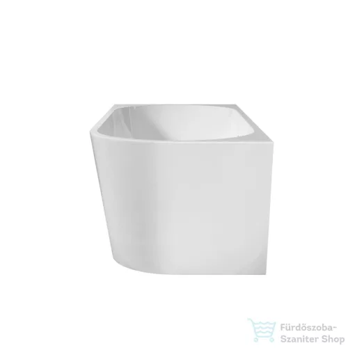 Niwell AVIORA L 150x75 cm falhoz illeszthető szabadon álló kád, balos, fehér COM-NW-KSZ-AVI-Lxxx