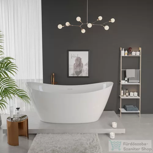 Niwell LEXIE 168x73 cm szabadon álló kád, fehér COM-NW-KSZ-LEX168
