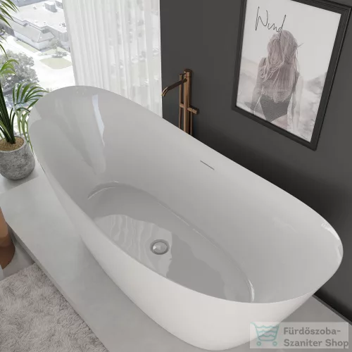Niwell LEXIE 168x73 cm szabadon álló kád, fehér COM-NW-KSZ-LEX168