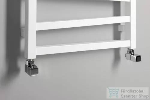 Sapho CUBE csatlakozó készlet szett, sarokszeleppel, szögletes, króm (CP4010S)