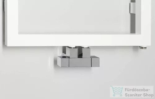 Sapho CUBE TWIN csatlakozókészlet radiátorhoz, középső bekötés, 50mm, króm (CP581S)