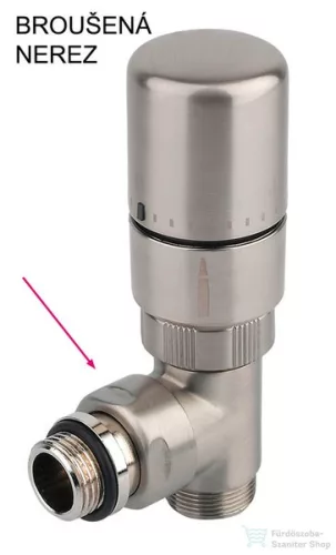 Sapho Szoritógyűrű réz csőhöz 15 mm szálcsiszolt inox (pár) CP6515