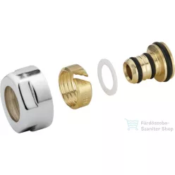   Sapho Szoritógyűrű többrétegű csőhöz 16 mm, szálcsiszolt inox (pár) CP6520