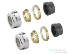 AQUALINE ECO szorítógyűrűs csavar, réz, 15mm, menet:24-19, nikkel, (pár) (CP9990)