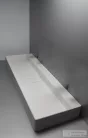 Deante BLUR ráültethető gránit mosdó 100x40 lefolyófedéllel, alabástrom  CQB_AU1S