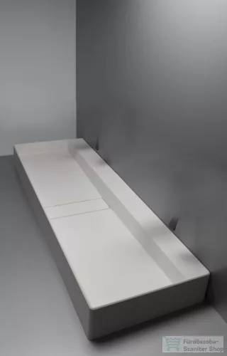 Deante BLUR ráültethető gránit mosdó 100x40 lefolyófedéllel, alabástrom  CQB_AU1S
