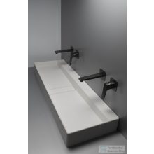   Deante BLUR ráültethető gránit mosdó 120x40 lefolyófedéllel, alabástrom  CQB_AU2S