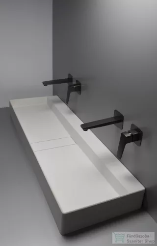 Deante BLUR ráültethető gránit mosdó 120x40 lefolyófedéllel, alabástrom  CQB_AU2S