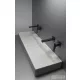 Deante BLUR ráültethető gránit mosdó 120x40 lefolyófedéllel, alabástrom  CQB_AU2S