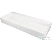   Deante BLUR pultra ültethető gránit mosdó, lefolyófedéllel, alabástrom CQB_AU8S