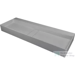  Deante BLUR ráültethető gránit mosdó 100x40 lefolyófedéllel, metálszürke CQB_SU1S