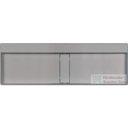 Deante BLUR ráültethető gránit mosdó 120x40 lefolyófedéllel, metálszürke CQB_SU2S