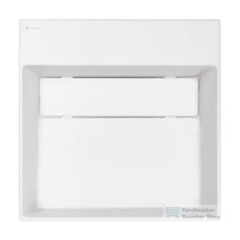 Deante CORREO pultra ültethető gránit mosdó 40x40 cm, lefolyófedéllel, alabástrom CQR_AU4M